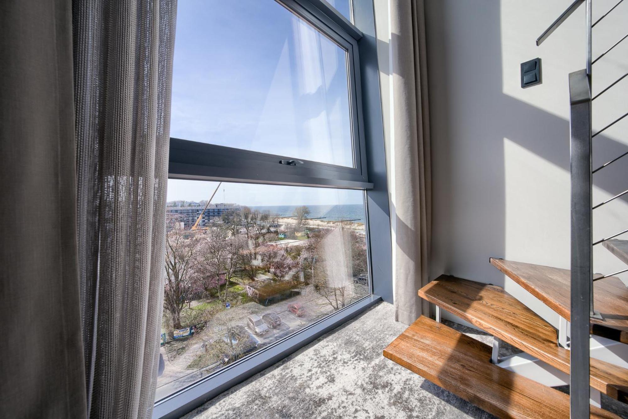 Apartamentyprzymorzu Marine***** Apartament Dwupoziomowy Z Widokiem Na Morze 코워브제크 외부 사진